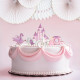 SET DE 6 DECORATIONS PRINCESSE POUR GATEAUX