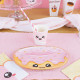 ASSIETTES DONUT 23CM SWEETY JUNK FOOD X 8