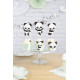 SET DE 3 CAKE TOPPERS BABY PANDA