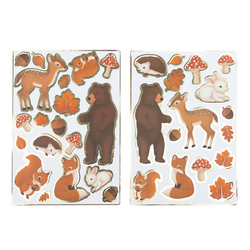 STICKERS WOODLAND X 35PCS