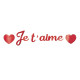 GUIRLANDE LETTRES JE T'AIME 2M