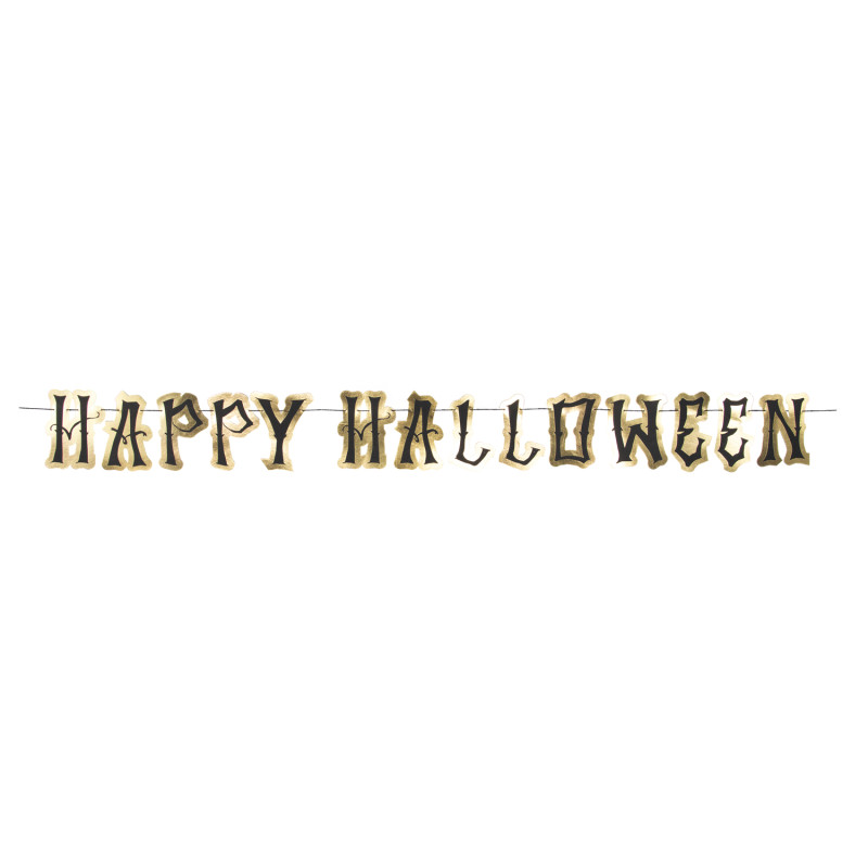 GUIRLANDE LETTRES HAPPY HALLOWEEN SWEETY HALLOWEEN 2M