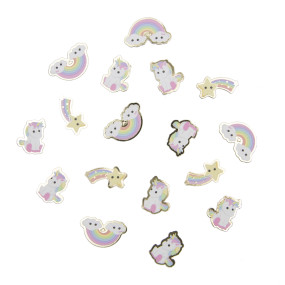 CONFETTIS DE TABLE BABY LICORNE