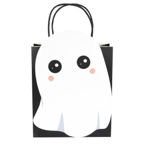 SACS  PAPIER CHASSE AUX BONBONS SWEETY GHOST X 4