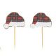 PICS A COCKTAIL BONNET TARTAN X 10PCS