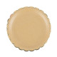 ASSIETTES FESTONNEES 23CM KRAFT ET OR X 8 gg