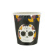 GOBELETS 200ML DIA DE LOS MUERTOS ET OR X 8