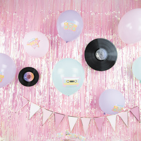 BALLONS DE BAUDRUCHE 90'S PARTY X 6