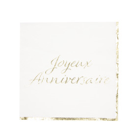 SERVIETTES 33X33CM JOYEUX...