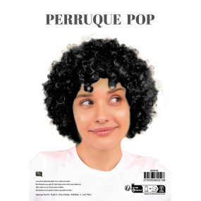 PERRUQUE POP NOIRE
