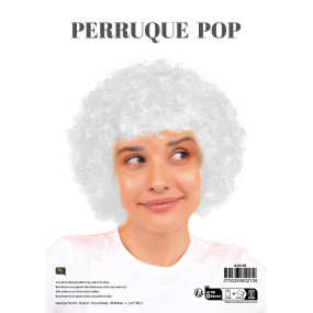 PERRUQUE POP BLANCHE