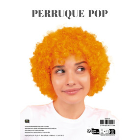 PERRUQUE POP ORANGE