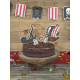 SET DE 6 DECORATIONS PIRATES POUR GATEAUX