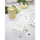 CONFETTIS DE TABLE COEURS BLANCS ET OR