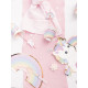 ASSIETTES BABY LICORNE 25CM X 8