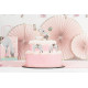 SET DE 6 DECORATIONS CHEVAL D'AMOUR POUR GATEAUX