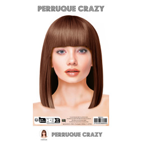 PERRUQUE CRAZY CHATAIN
