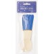 PETITES CUILLERES EN BOIS BLEU MAJORELLE X 8