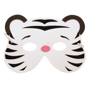 Masque enfant eva tigre blanc