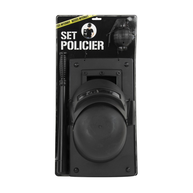 333048 - set policiers 4 pcs packaging de face