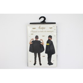 CAPE CHAUVE SOURIS ENFANT + MASQUE