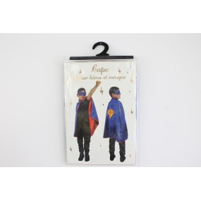 CAPE SUPER HEROS  ENFANT + MASQUE