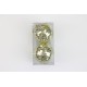 BOULE DISCO GOLD 10CM x2
