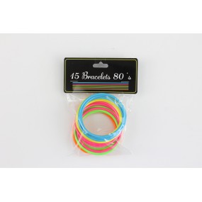 BRACELETS MULTICOLORES 80'S X15