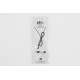 PENDENTIF HIPPIE ARGENTE 6.5CM