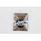 CACHES-OEIL PIRATE NOIRS PLASTIQUE X 6