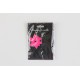 BOUCLES D'OREILLES NEON STAR X2 ROSE