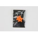 BOUCLES D'OREILLES NEON STAR X2 ORANGE