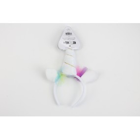 SERRE TETE LICORNE BLANCHE