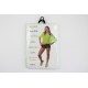 TEE-SHIRT FISHNET 80'S VERT FLUO