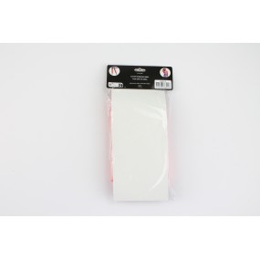 MANCHETTES/GUETRES TRICOT ORANGE FLUO X2