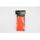 MANCHETTES/GUETRES TRICOT ORANGE FLUO X2