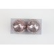 BOULE DISCO ROSE GOLD 10CM x2