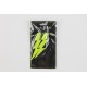 BOUCLES D'OREILLES NEON FLASH X2 JAUNE