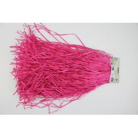 JUPE HAWAI RAFFIA ROSE 60CM