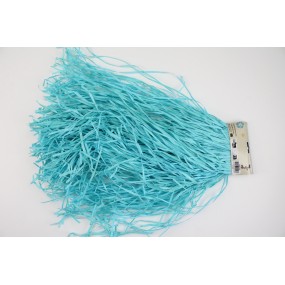 JUPE HAWAI RAFFIA BLEU 60CM