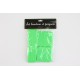 SET BANDEAU ET POIGNETS EPONGE NEON VERT