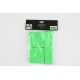 SET BANDEAU ET POIGNETS EPONGE NEON VERT
