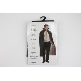 CAPE NOIRE TISSU 120 CM