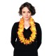 Collier Hawaï vahiné orange
