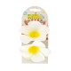 BARRETTES FLEURS DE FRANGIPANIER X 2