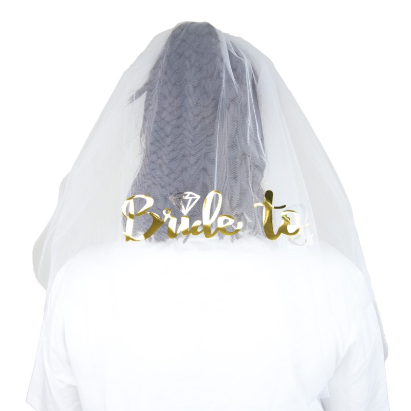 9124135 voile de mariée EVJF Bride to be