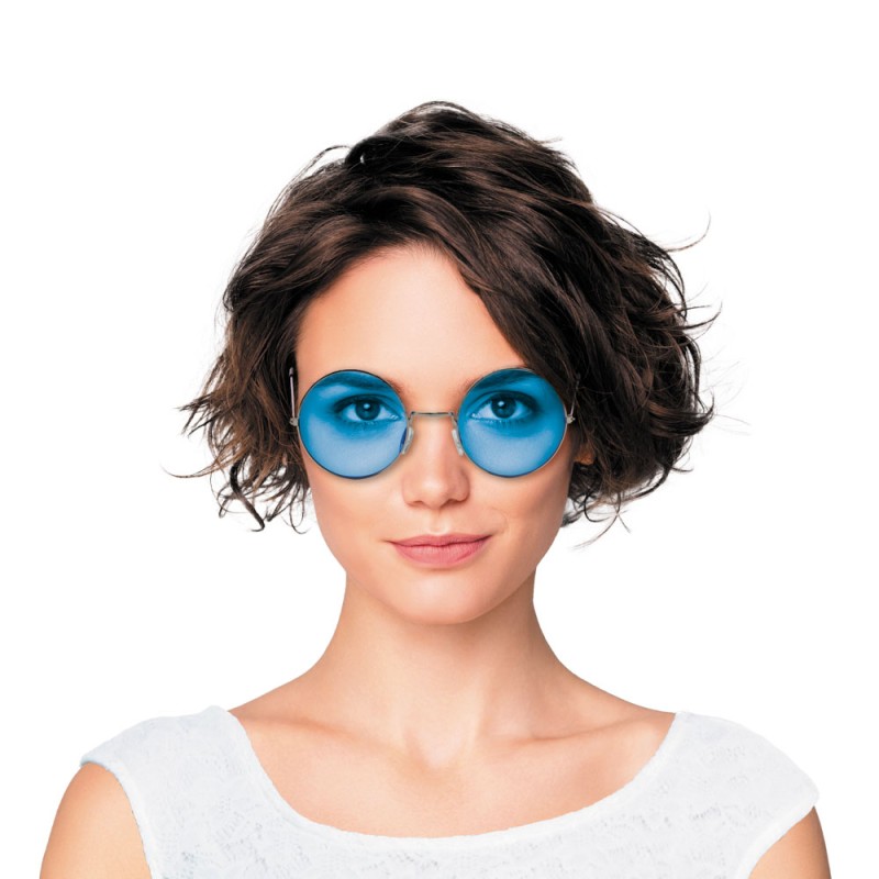 LUNETTES HIPPY BLEUES XL
