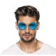 LUNETTES HIPPY BLEUES XL