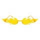 LUNETTES FLAMMES JAUNE