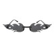 LUNETTES FLAMMES NOIR